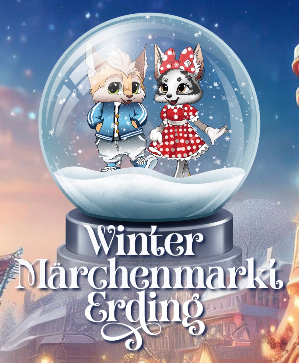 Finn und Finja in der Schneekugel